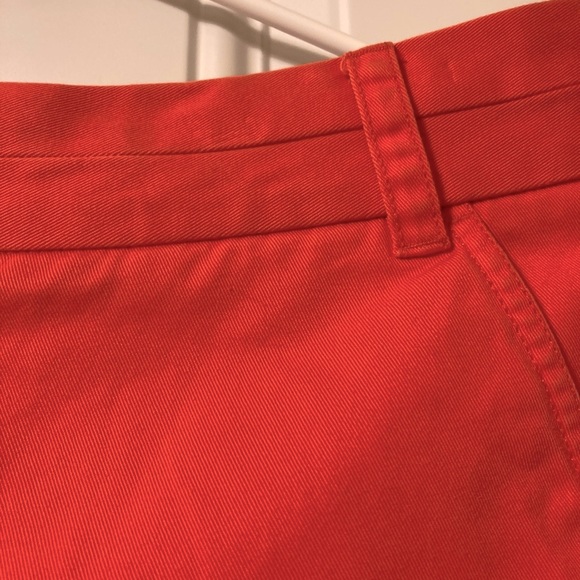 J CREW Orange Chino Short Shorts with Pockets Womens Size 0 - Picture 9 of 16